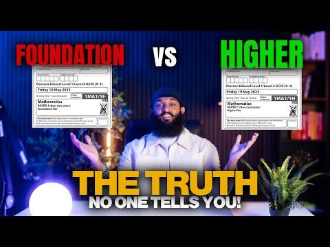 Foundation vs Higher GCSE The TRUTH No One Tells You!
